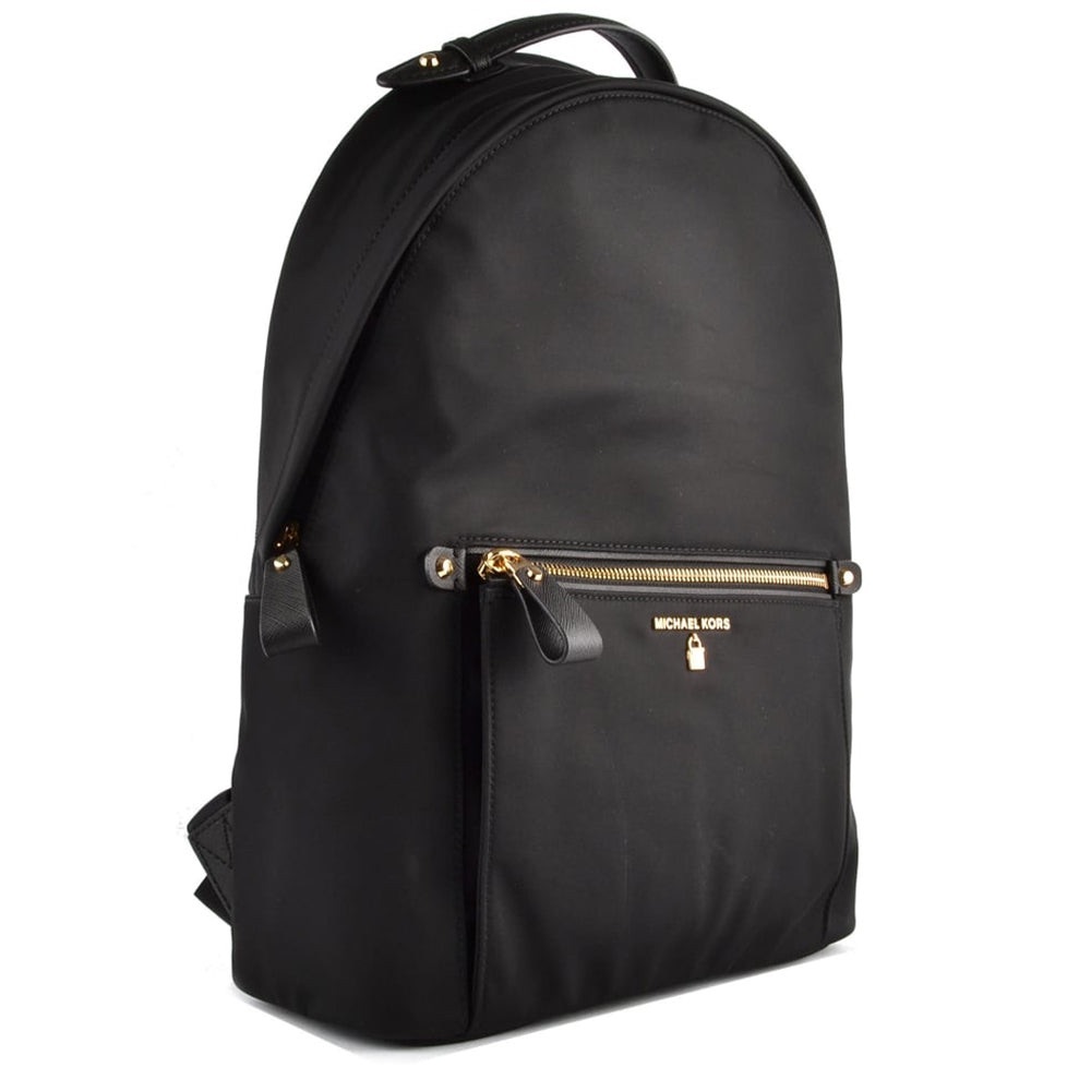Michael Kors Kelsey Nylon Large Back Pack Bag- Black - Picture 3 of 11